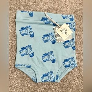 Kate Quinn Light Blue Scooter Print Bloomers NWT